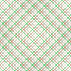 seamless plaid in mint and sage greens with tan and cream accents. Clean diagonal lattice checks give a fresh, versatile look—perfect for textiles, wrapping paper, scrapbooking, packaging, stationery,