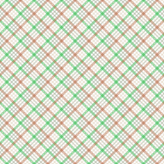 Fototapeta premium seamless plaid in mint and sage greens with tan and cream accents. Clean diagonal lattice checks give a fresh, versatile look—perfect for textiles, wrapping paper, scrapbooking, packaging, stationery,