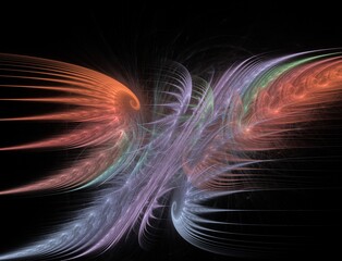 Imaginatory fractal abstract background Image
