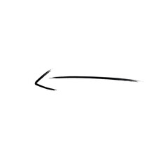 Hand Drawn Black Arrow