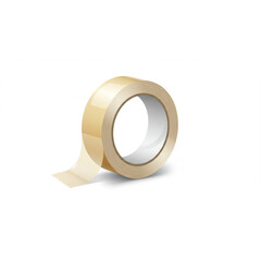 Clear adhesive tape roll for sealing and securing packages, crafts, and repairs with ease.