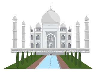 Taj Mahal of Agra India world heritage landmark