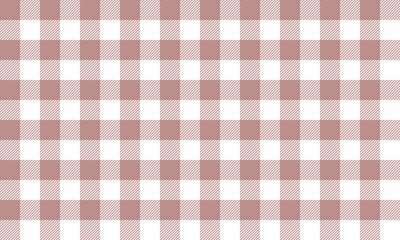 Checkered Buffalo Pattern Design in Reddish Purple, Pale Magenta and Slate Green