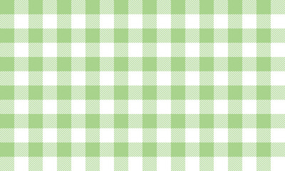 Checkered Buffalo Pattern Design in Bright Light Green, Yellowy Brown, Purpleish and Yellow Brown