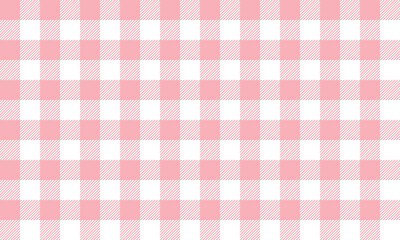 Checkered Buffalo Pattern Design in Sand Brown, Pale Pink and Light Blue Grey
