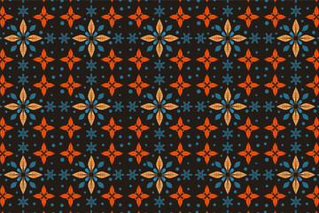 Decorative pattern with beige shapes
