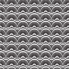 Kimono bloom seamless vector pattern