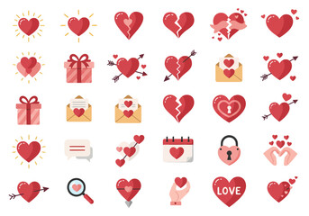A Collection of Heart Graphics Representing Love Romance and Relationships With Various Interpretations and Symbolism