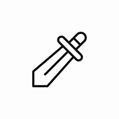 sword defence icon sign vector