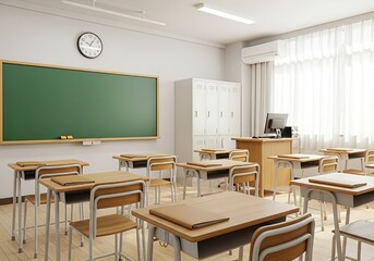 Classroom, Modern Classroom: A Bright Learning Environment.