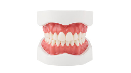 Obraz premium Denture Isolated on Transparent Background PNG