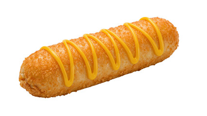 Cheese Hot Dog Roll - Isolated on Transparent Background PNG