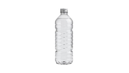 Plastic Water Bottle - Isolated on Transparent Background PNG