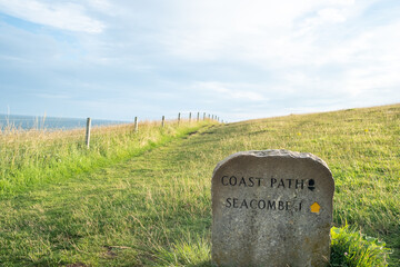 Dorset- Views from the Coastal path along the Jurassic Coast near Swanage