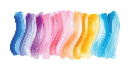 Fototapeta premium Vibrant Watercolor Horizontal Brushstroke Background