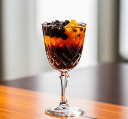 Boba ice drink