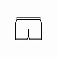 male trunks icon sign vector