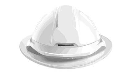 Fototapeta premium Professional White Hard Hat Design Element