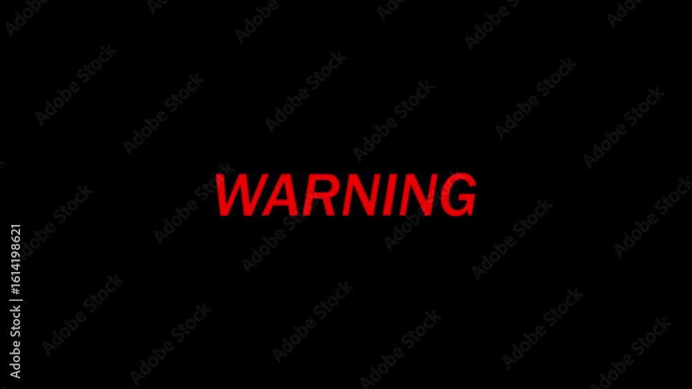 Poster data hacked warning attention icon animation cyber attack malware hacked privacy data being hacked. 