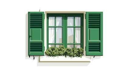 Fototapeta premium Modern Architecture Window Design Detail