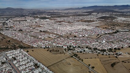 Mineral de la Reforma, Hidalgo, México, fotos aéreas, drone, vista panorámica