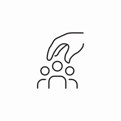 individual choice icon sign vector