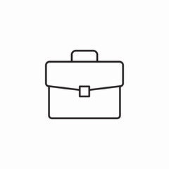 professional briefcase icon sign vector