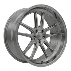 Obraz premium Grey Multispoke Alloy Wheel with Chrome Accents