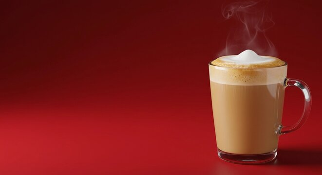 cup of cappuccino with foam