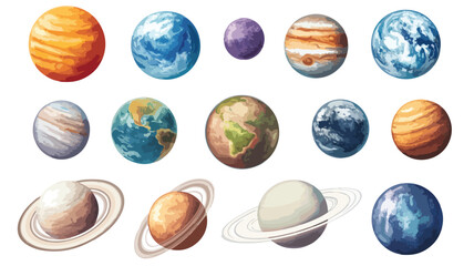 Exploring Solar System Planets Wide Angle