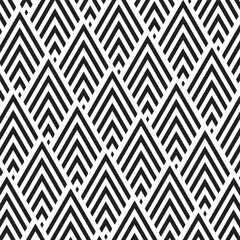 seamless geometric pattern, Seamless abstract pattern of black chevron or V-shapes on a white background. Modern geometric design