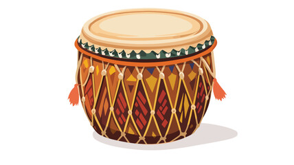 Sri Lanka traditional drum vector illustration