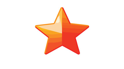 Obraz premium Red Star Symbol Wide Angle Composition