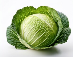 Fototapeta premium cabbage isolated on white background