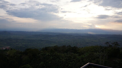 Sky and mountain landscape 