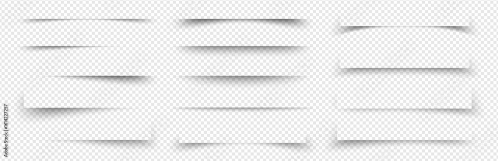 Aufkleber soft drop shadow casts around paper sheet mockup. white surface with realistic edge and blur effect.