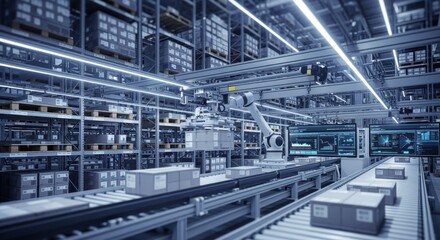 Machine learningcontrolled automated storage and retrieval system in modern inventory hub