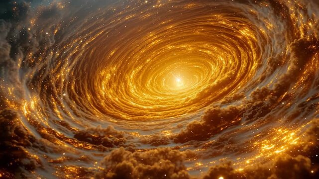 Illuminating swirling gas shapes around a distant protostar in the cosmic expanse of space