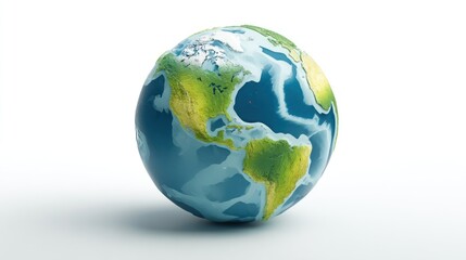 Fototapeta premium 3D Earth model