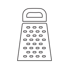 grater line icon