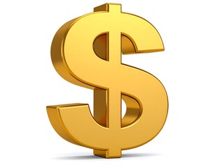 Fototapeta premium Gold Dollar Sign