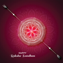 Rakhi for indian festival raksha bandhan card background