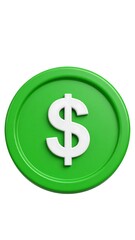 Green dollar sign icon