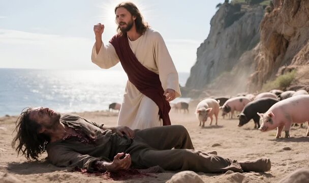 Jesus Casts Out Legions of Demons, A Powerful Miracle of Deliverance