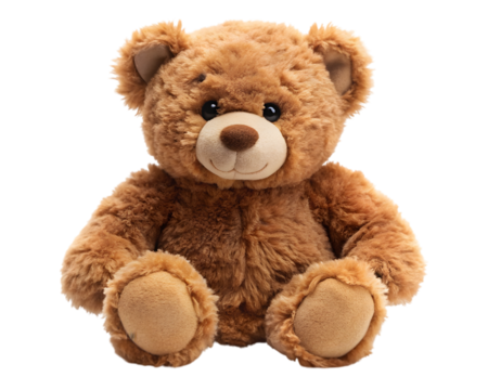 Soft Brown Teddy Bear Sitting Toy for Kids
