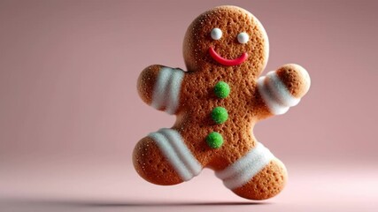Man shows impressive dance moves on a pink background at a lively event