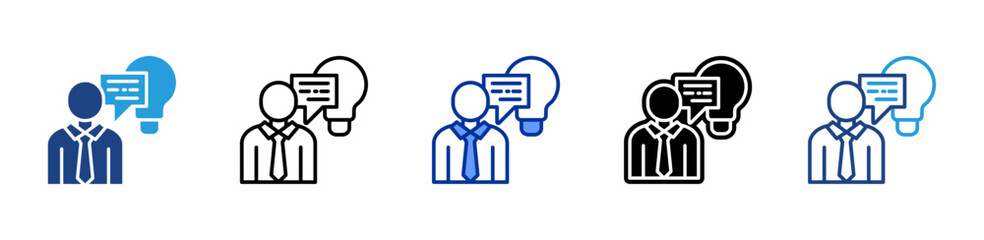 Advisor icon sheet multiple style collection