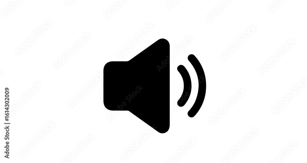 Aufkleber social network icon sound volume icon vector illustration symbol for audio settings multimedia appli