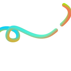 Dynamic Gradient Abstract Lines, Colorful Wavy Fluid Shapes