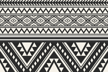 Ethnic geometric seamless pattern abstract pattern vector design for all types of printing and Textiles	